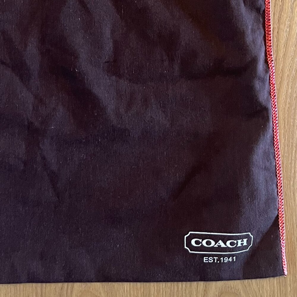 Coach Draw String Dust Bag